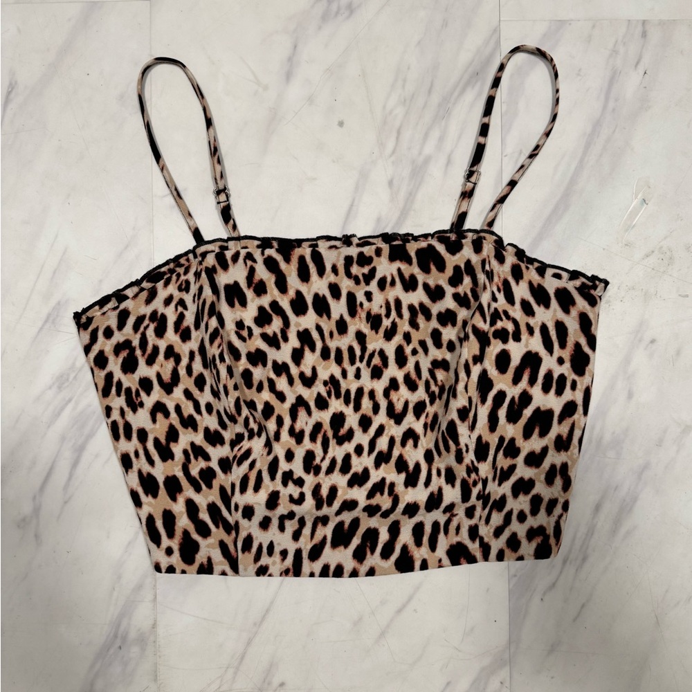 Lepord crop top
